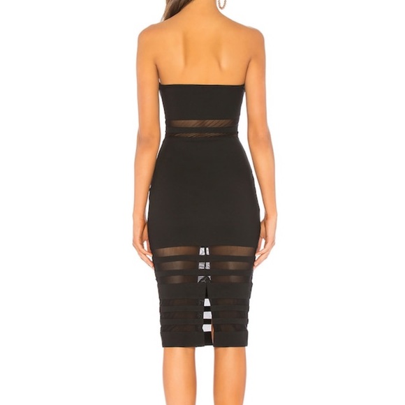 WORN ONCE superdown revolve magdalena tube mesh midi dress XS - Picture 2 of 4